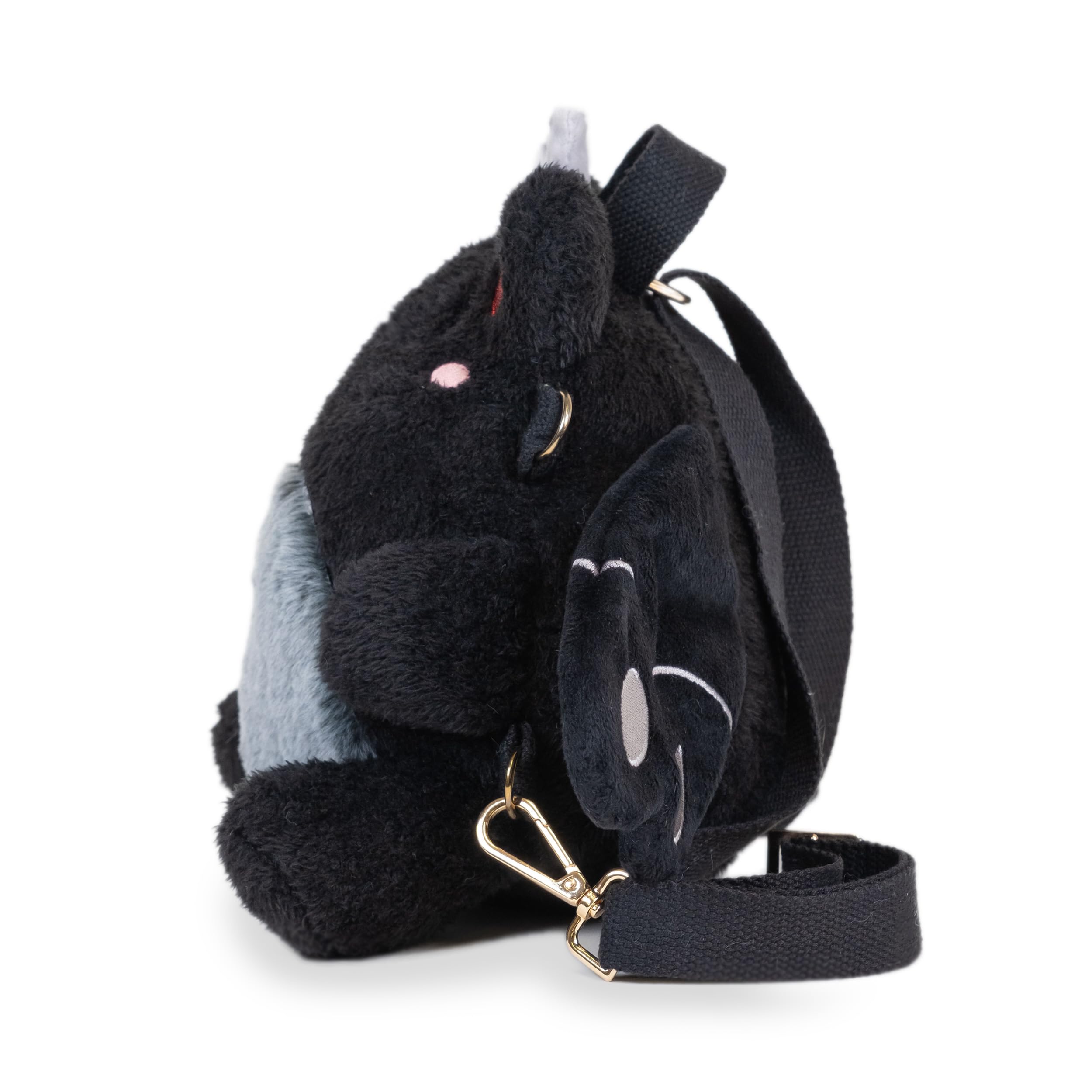 Cuddle Barn PlushGoals crossbody wear lets you carry hands-free on days out.