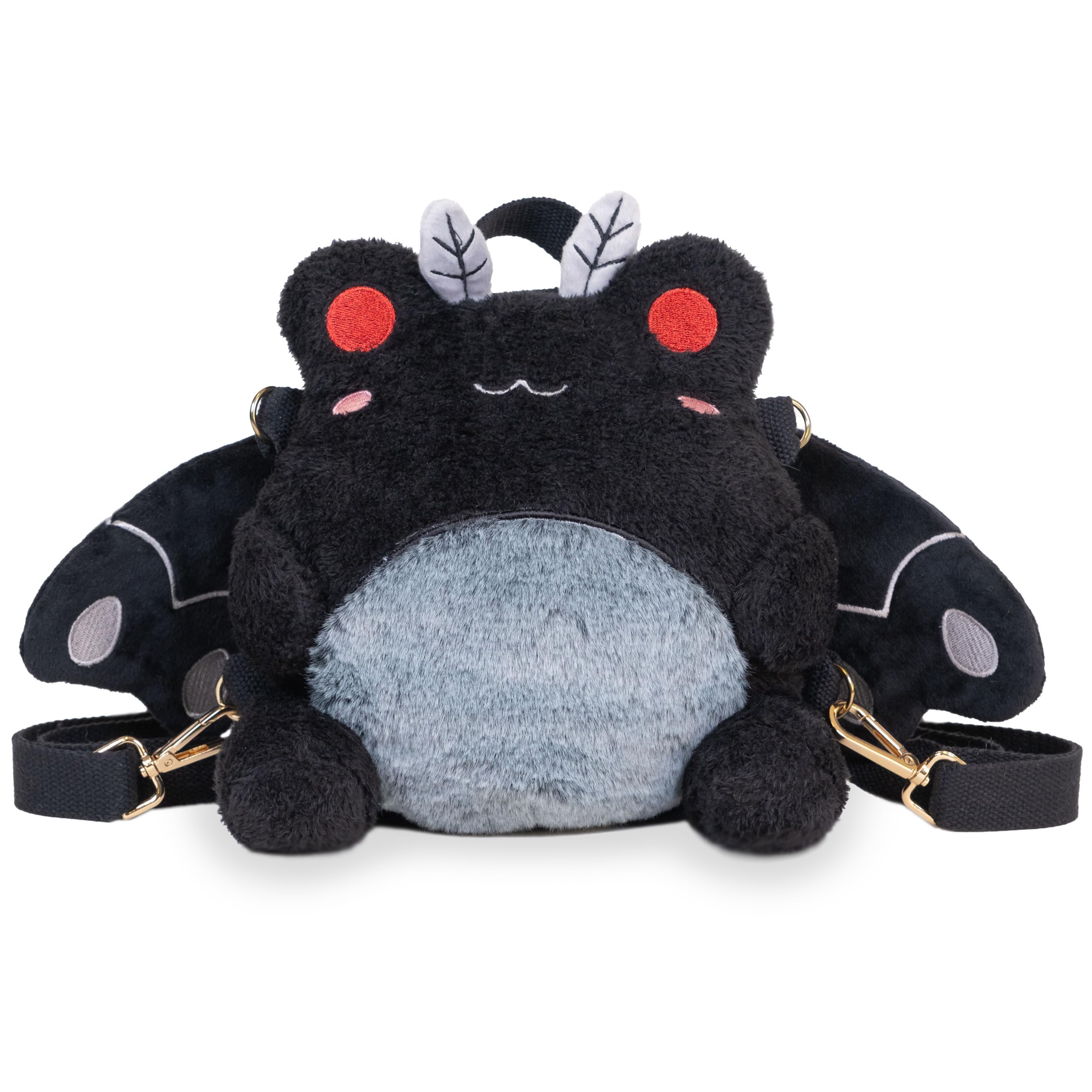 Cuddle Barn PlushGoals Mothman Wawa backpack, perfect for kids' daily adventures.
