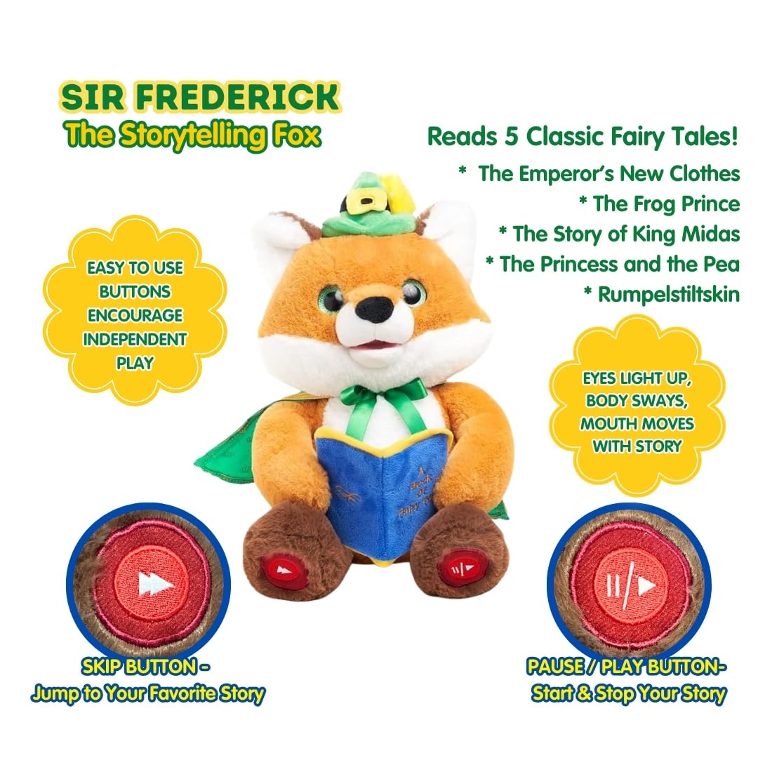 Cuddle Barn Sir Frederick sways gently during storytelling for immersive play