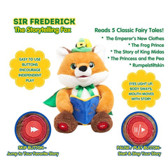 Cuddle Barn Sir Frederick sways gently during storytelling for immersive play