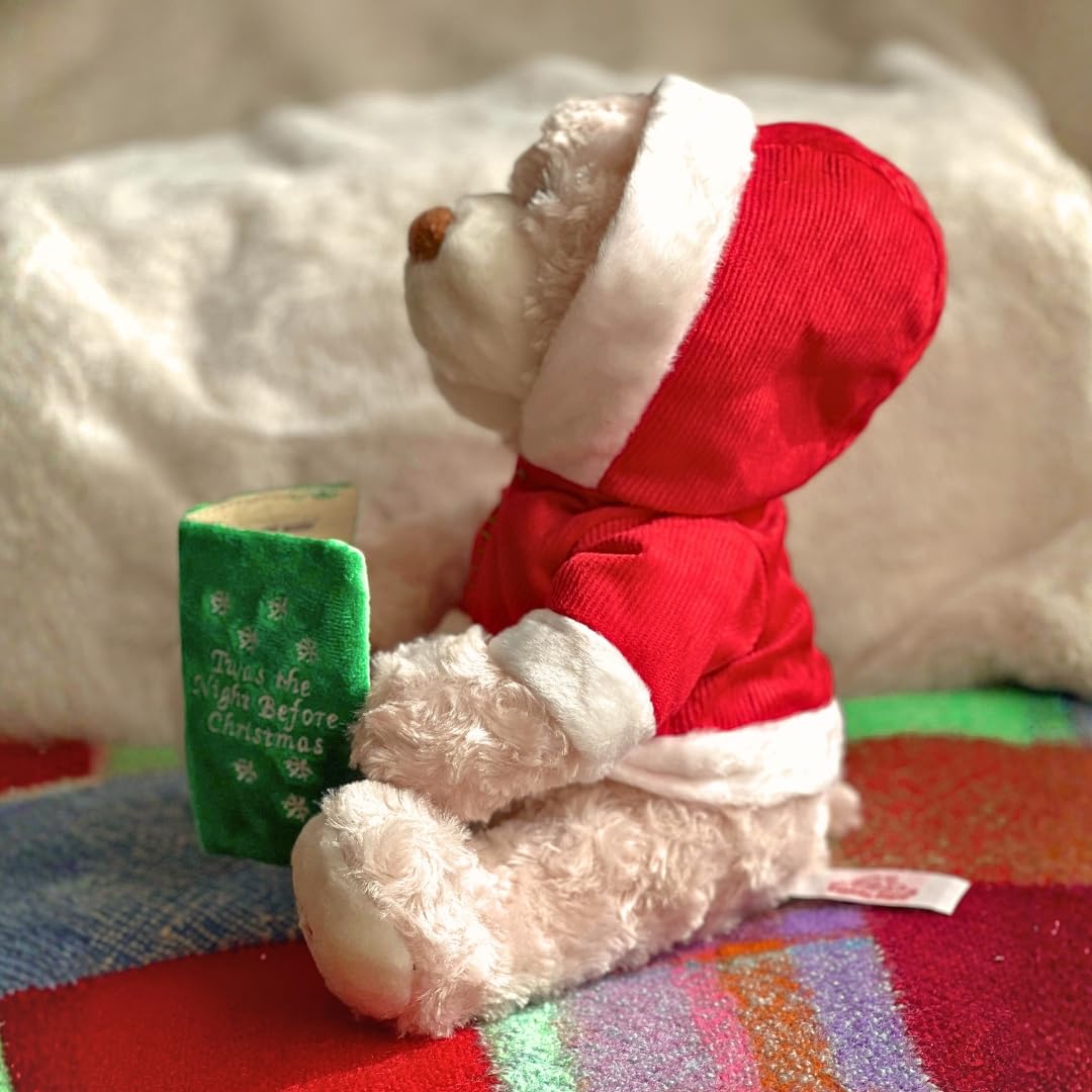 11-inch Storytime Teddie plush, a cuddly holiday friend.