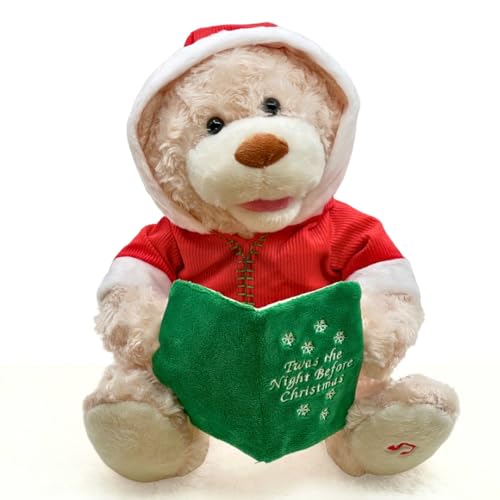 Storytime Teddie mouth-sync action enhances storytelling with lifelike reading.