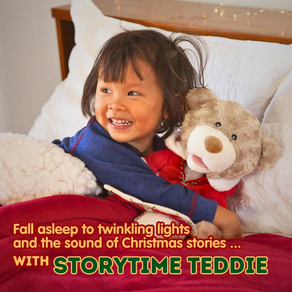Soft plush fabric provides comforting snuggles.