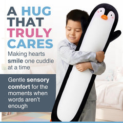 Cuddle Paws penguin plush doubles as soft nursery decor and cuddle spot