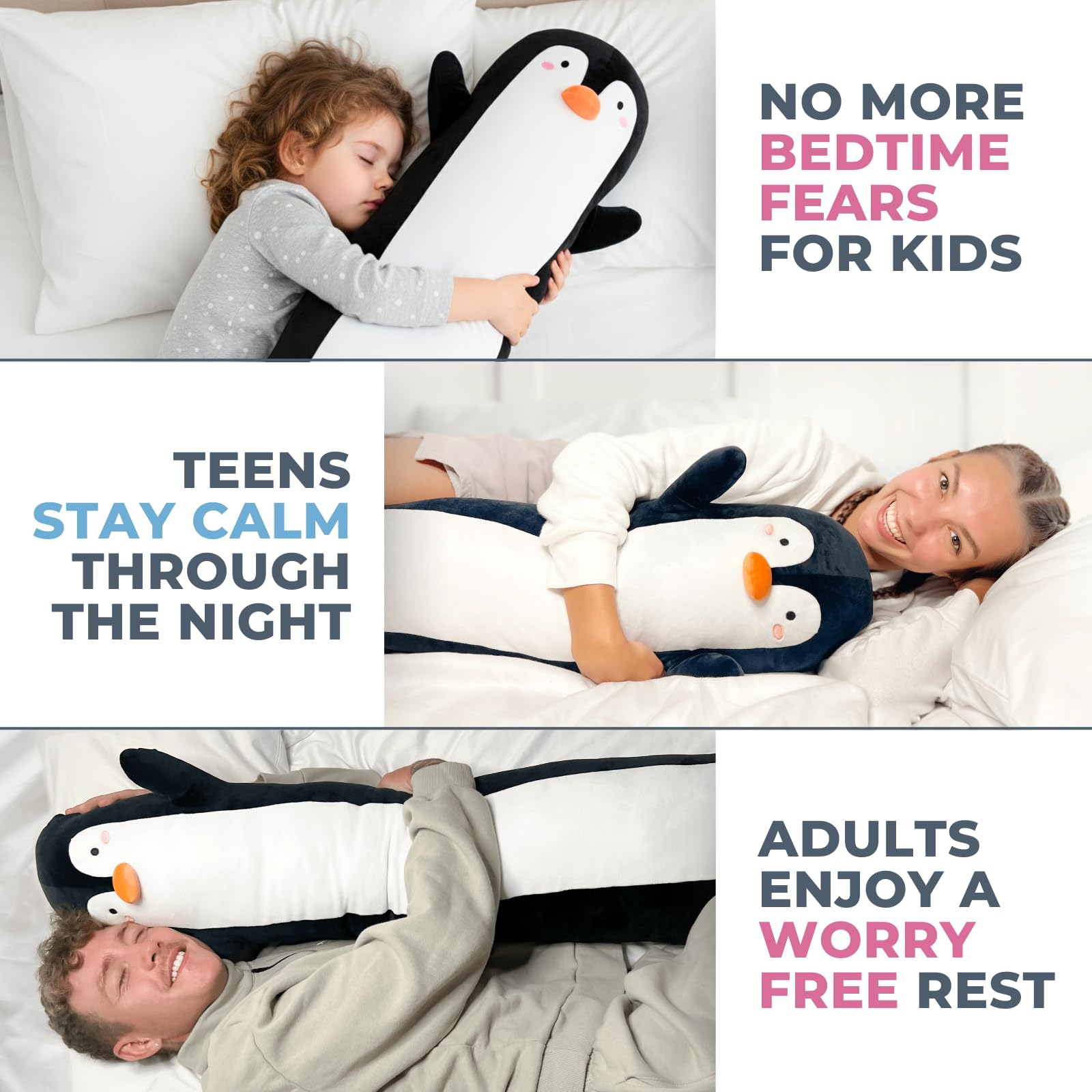 Cuddle Paws penguin plush with durable stitching for daily hugs