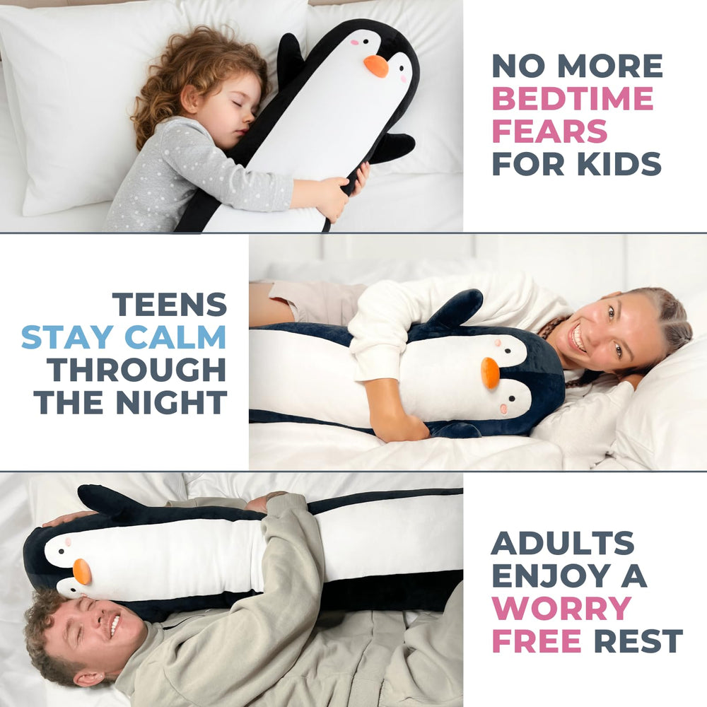 Cuddle Paws penguin plush with durable stitching for daily hugs