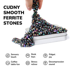 CUDNY colorful magnetic rocks for tactile play and creativity