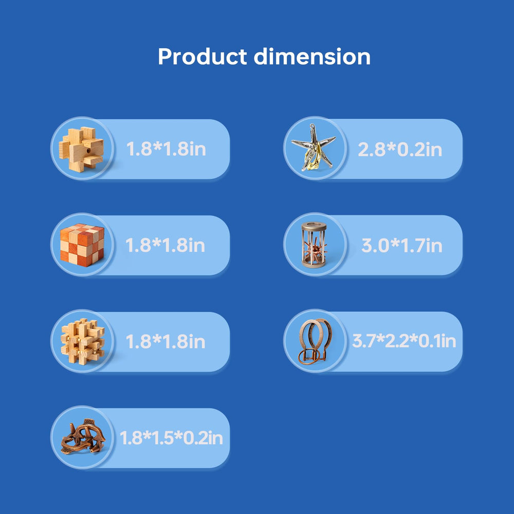 CUDNY metal puzzle coils with glossy finish promoting problem-solving focus.