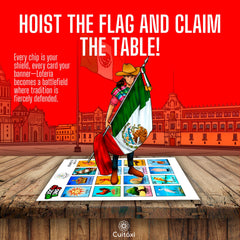 Cuitáxi Mexican Bingo for 10 players suitable for Cinco de Mayo gatherings.