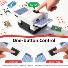 CUIYKAI Shuffler drawer storage keeps cards neatly organized after use.