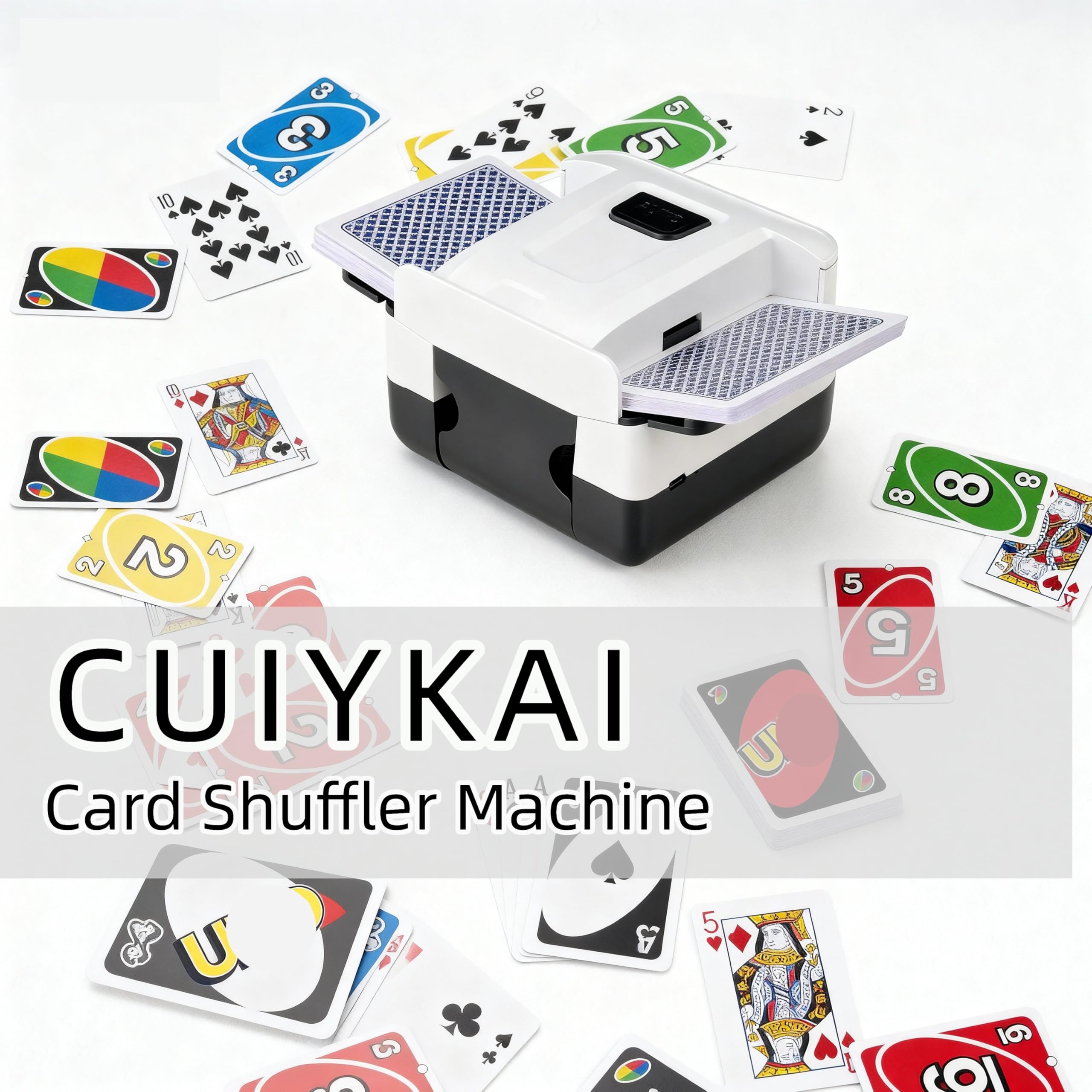 CUIYKAI One button design for simple start and stop of the shuffle.