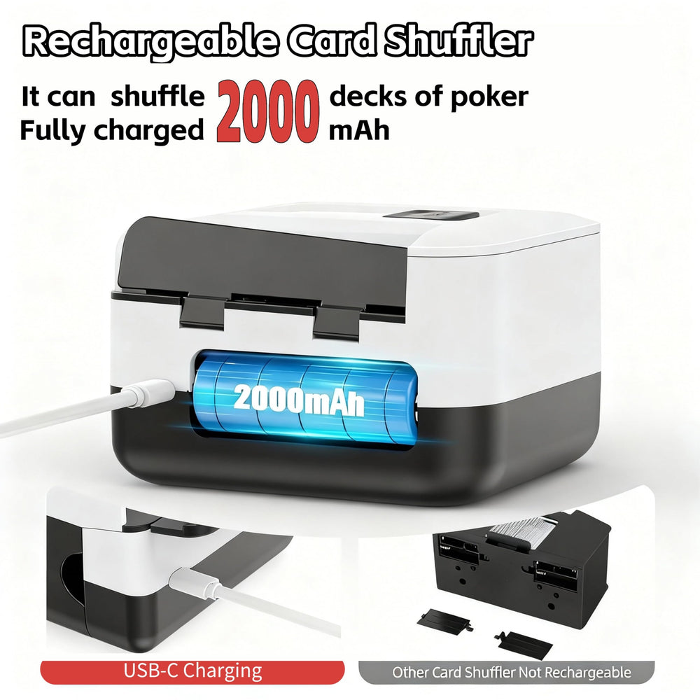 CUIYKAI Compatible with poker and UNO sizes for versatile play.