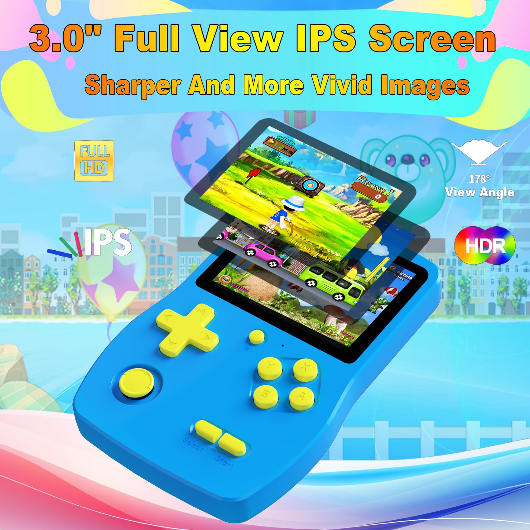 CULAGEiMi blue 3-0inch IPS display delivering bright, clear graphics