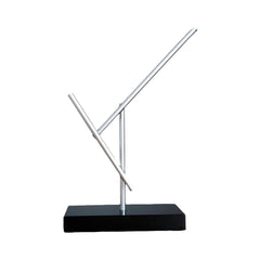 CulinaryEdge kinetic energy sculpture on desk center, a captivating centerpiece for focus and conversation