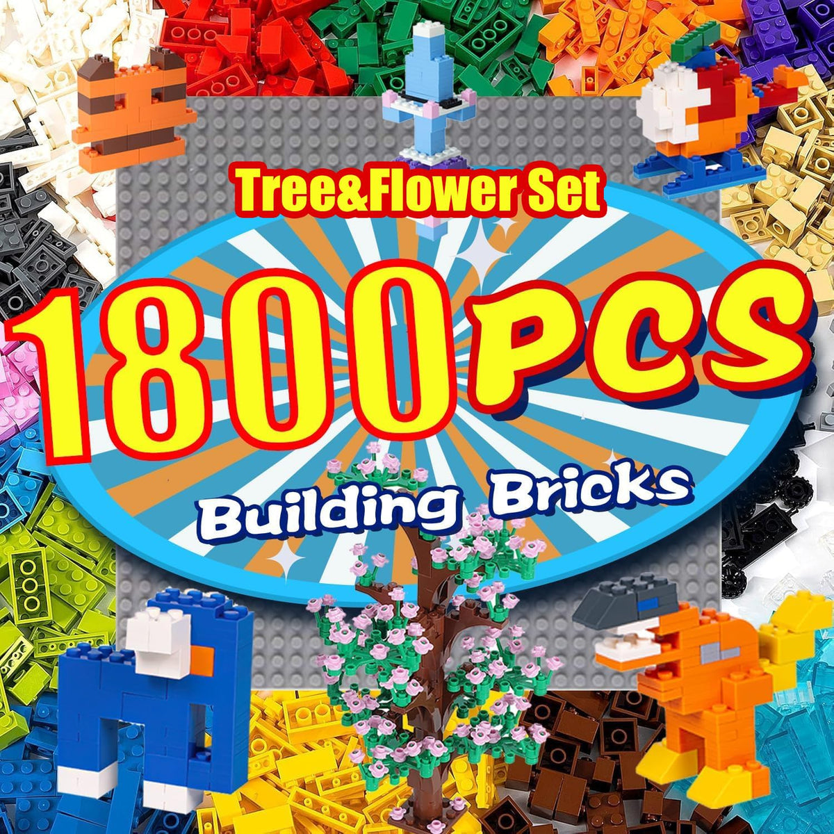 cumeysnon building bricks set ready for assembly and creative play