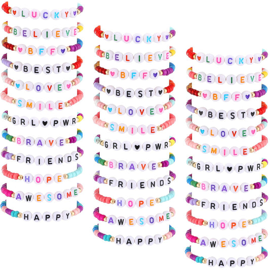 Cunno 36-piece kids bracelets pack shown for gifting and party favors