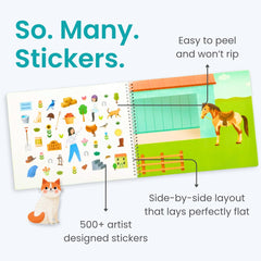 Cupkin 500+ stickers pack scene-ready pages for imaginative play