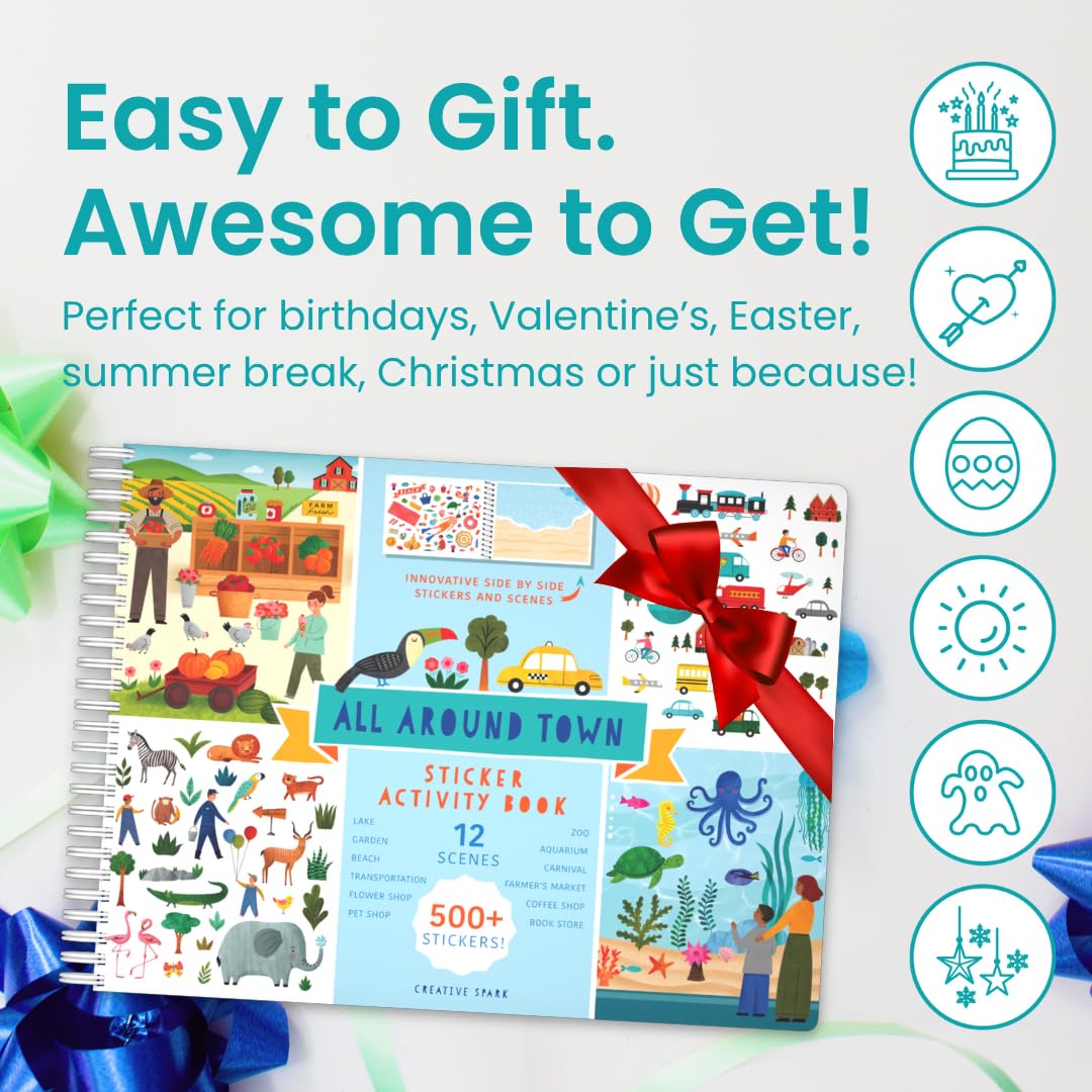 CUPKIN All Around Town travel-friendly activity book offers mess-free entertainment.