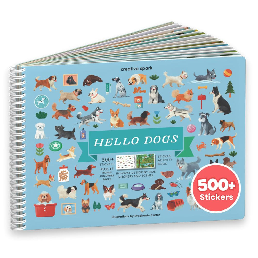 Cupkin Dog Sticker Book packaging showing all-in-one art kit for kids