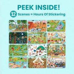 Cupkin stickers are easy to peel, boosting fine motor play.