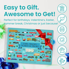 CUPKIN kids interactive sticker book inspires imaginative adventures during travel