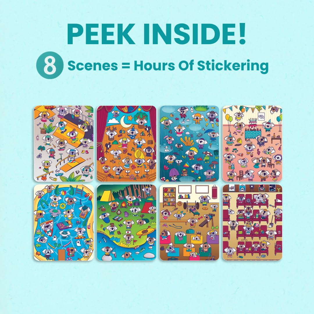 Cupkin Koalas spiral binding keeps pages flat for easy solo crafting