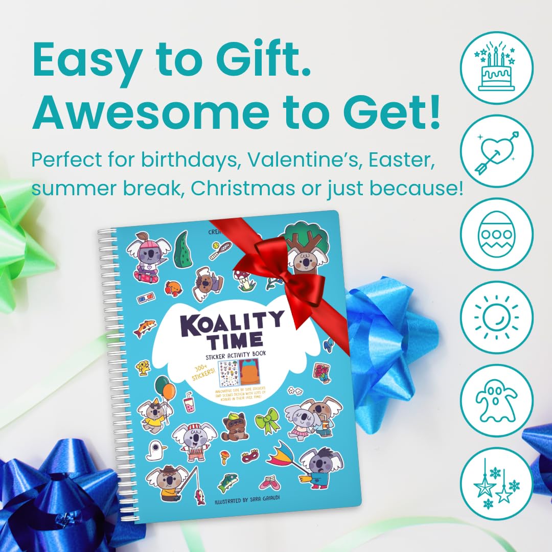 Cupkin Koalas sticker packs help kids build fine motor skills while playing