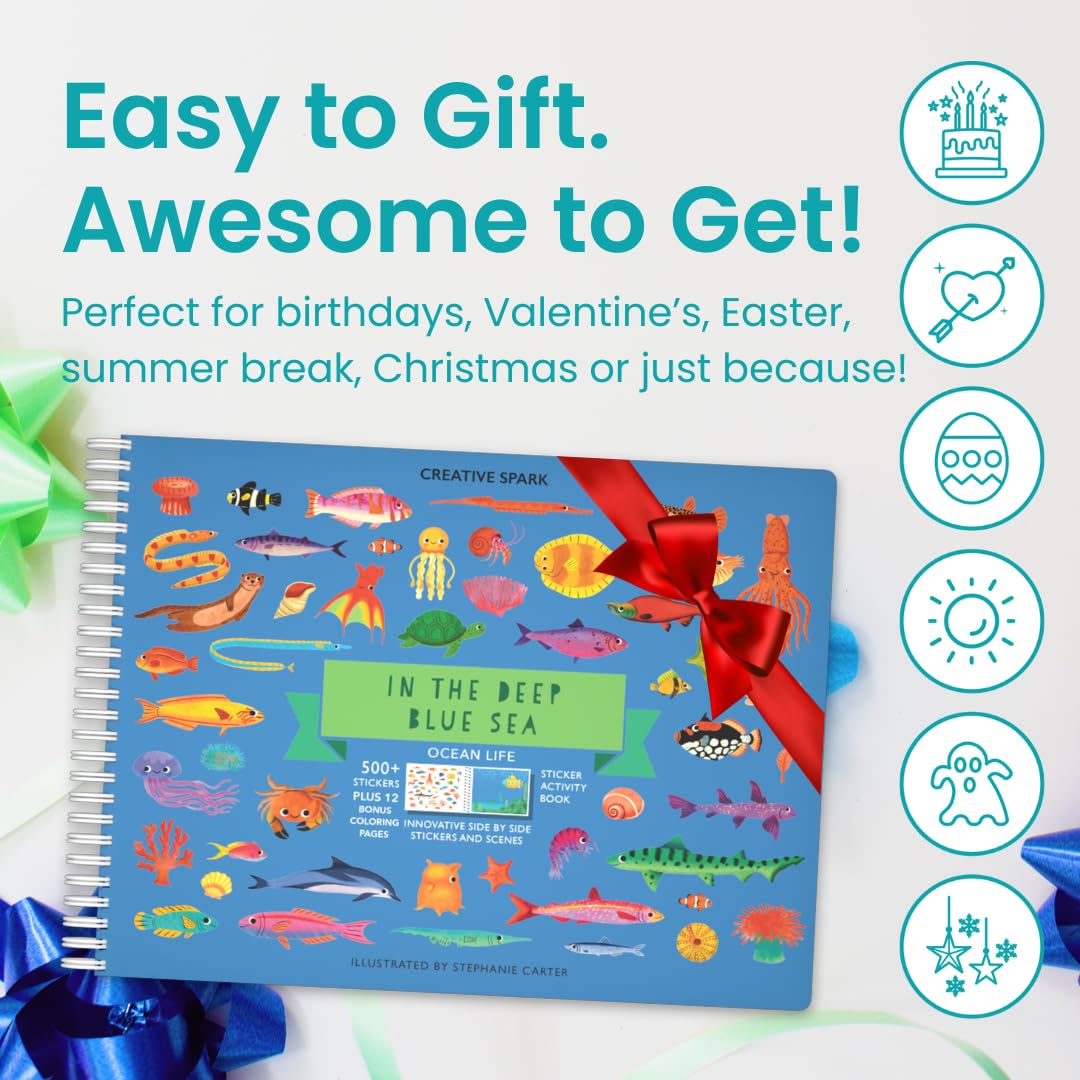 Cupkin Ocean Sticker Book promotes imaginative play during trips