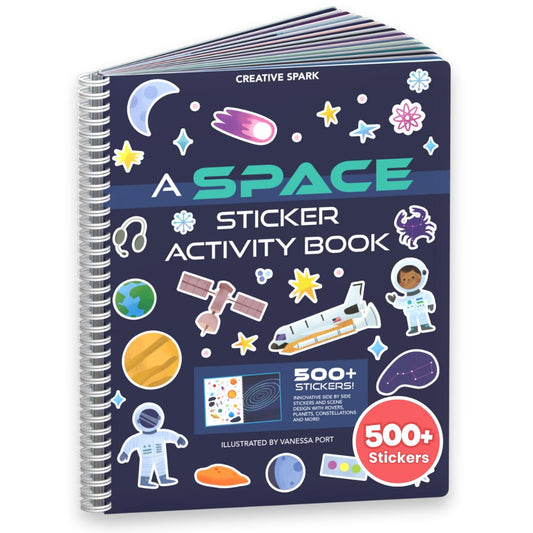 CUPKIN Outer Space Sticker Book cover shown for kids' space adventures