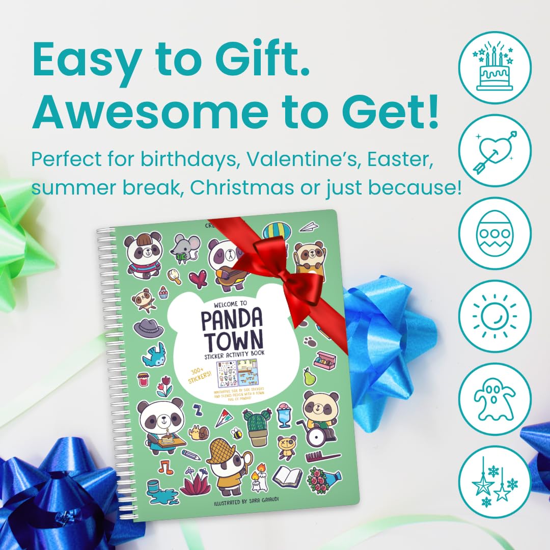 Cupkin Panda gift packaging presents a bright, creative gift for kids
