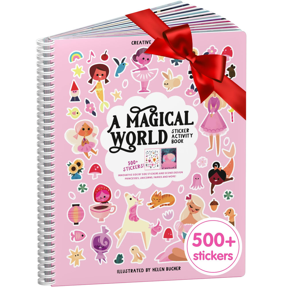 Cupkin Princess Sticker Book cover invites imaginative play for kids.