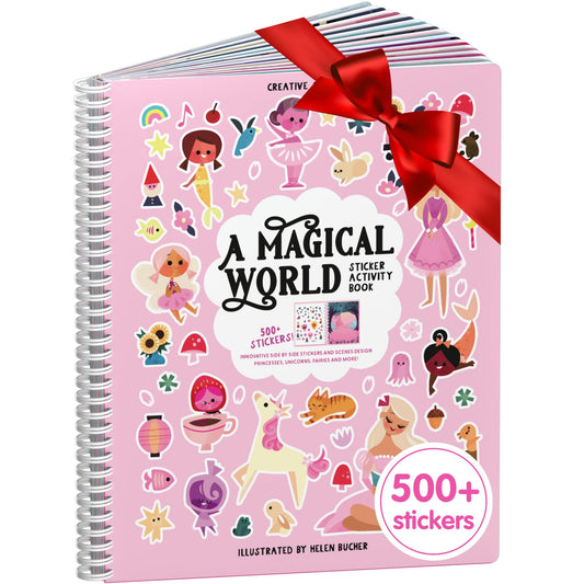 Cupkin Princess Sticker Book cover invites imaginative play for kids.
