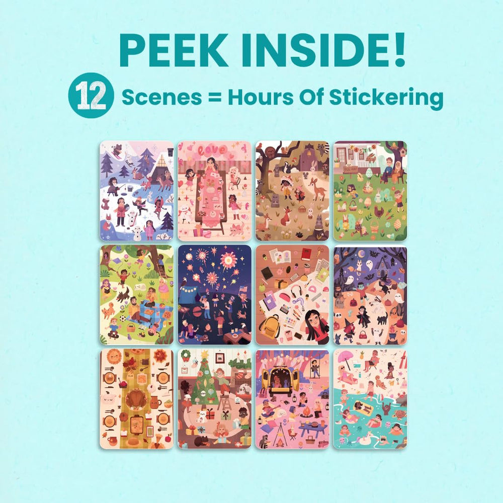 Cupkin road-trip activities with 500+ stickers inspire on-the-go learning