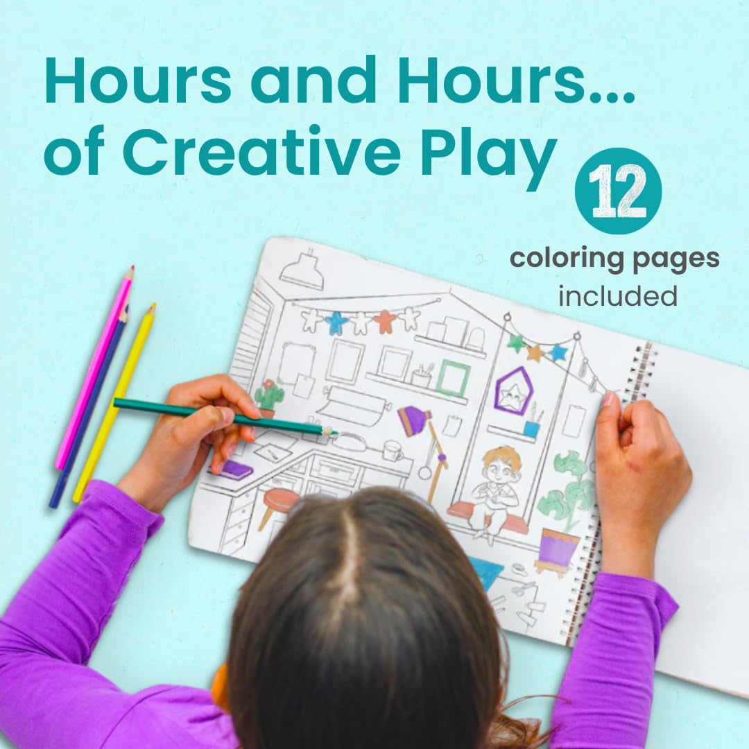 Cupkin side-by-side pages designed for easy use by small hands