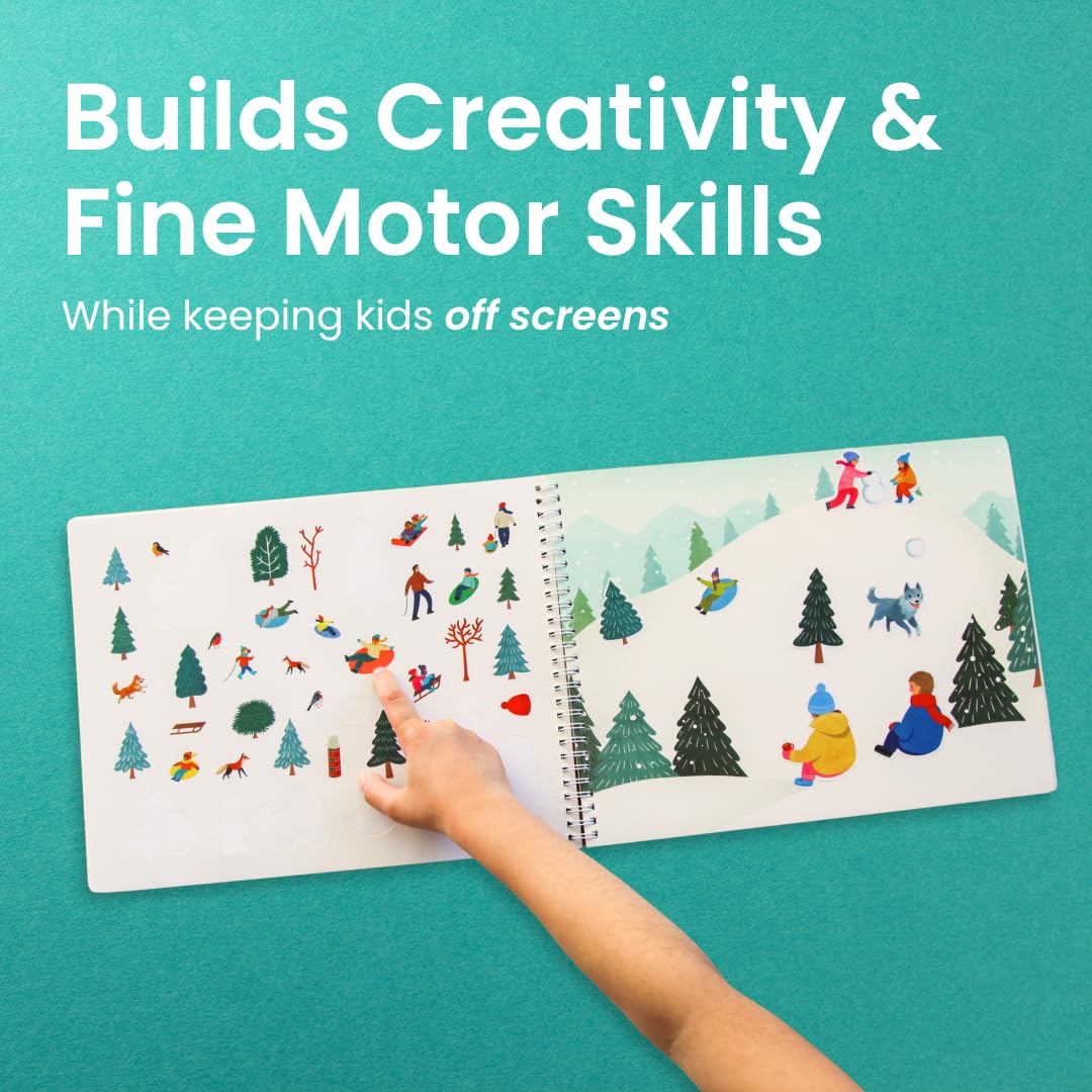 Cupkin Snow Day spiral binding allows easy flipping and longer crafting sessions