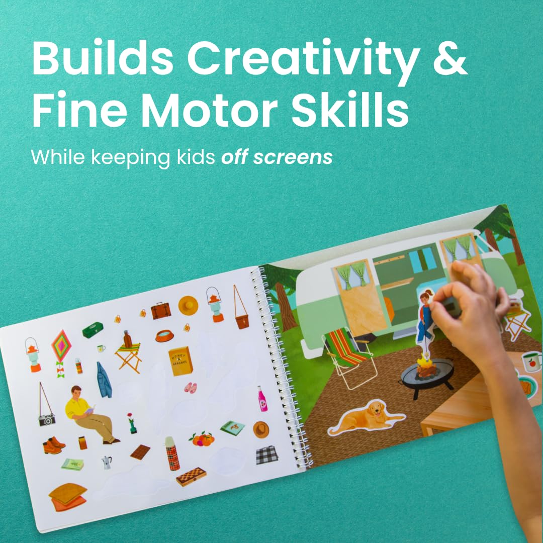 Cupkin spiral-bound design keeps pages flat for easy crafting.