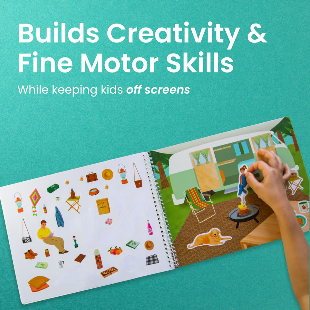 Cupkin spiral-bound design keeps pages flat for easy crafting.
