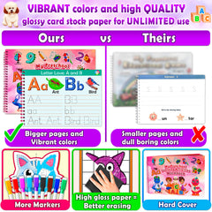 Curious 2 Learn color mixing and shapes pages promote early recognition and logical thinking.