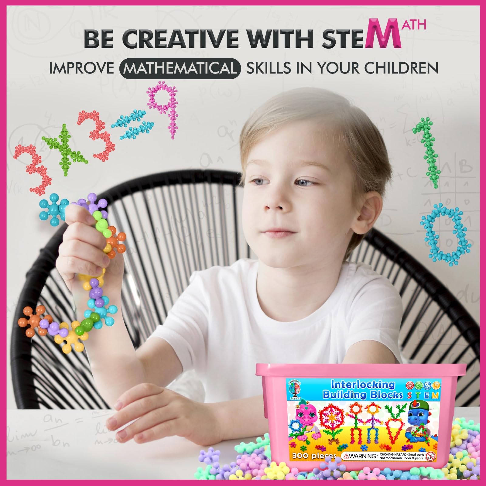 Curious 2 Learn colorful discs support fine motor and spatial play