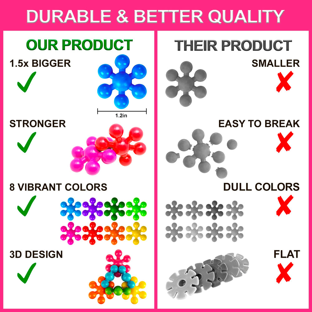 Curious 2 Learn fine motor skills building with discs and blocks