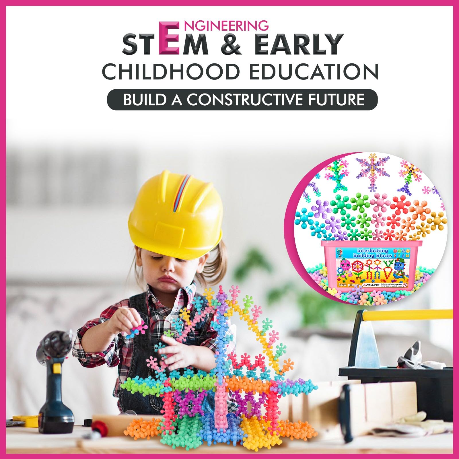 Curious 2 Learn BPA-free ABS plastic safe for everyday play
