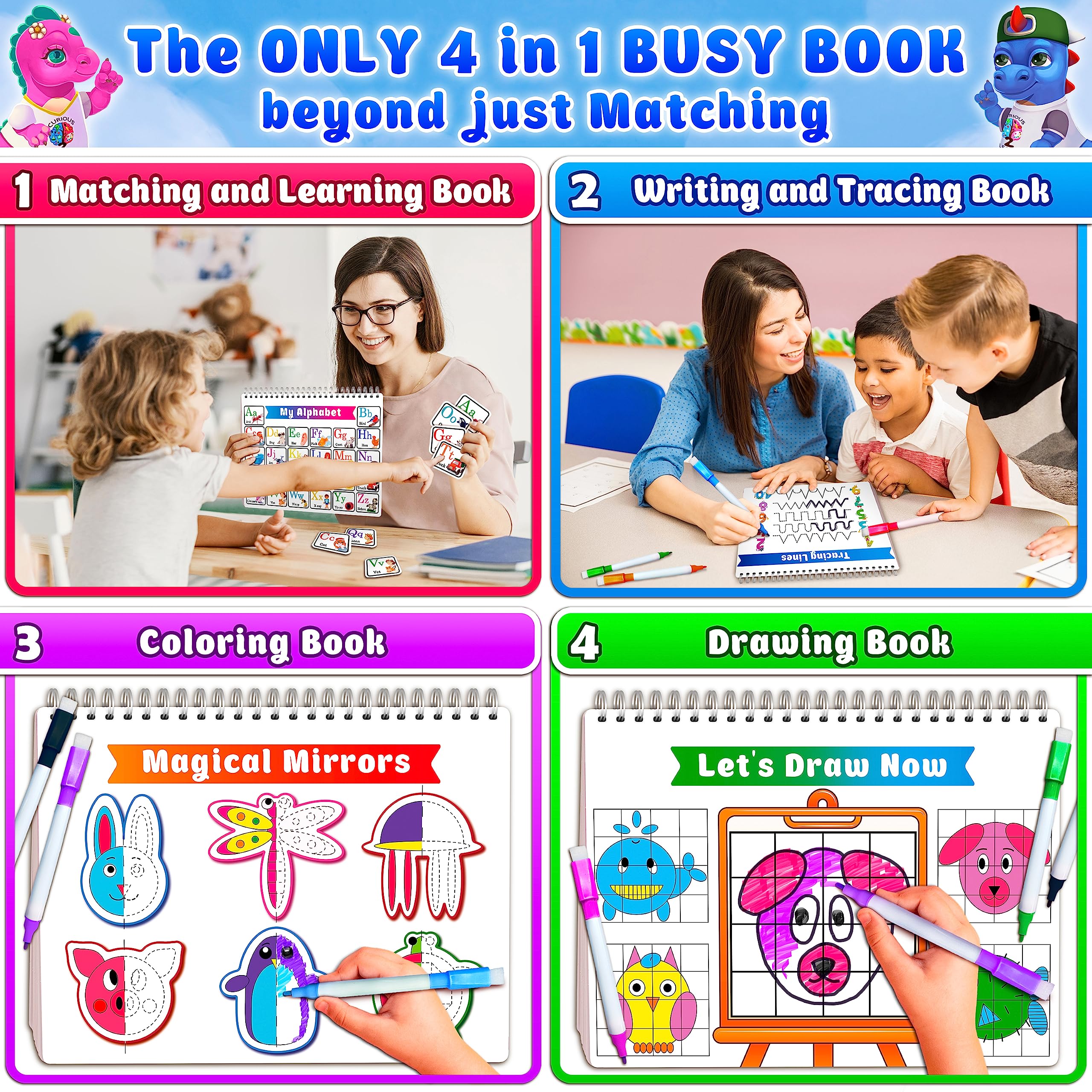 Curious 2 Learn travel bag keeps everything organized on the go.
