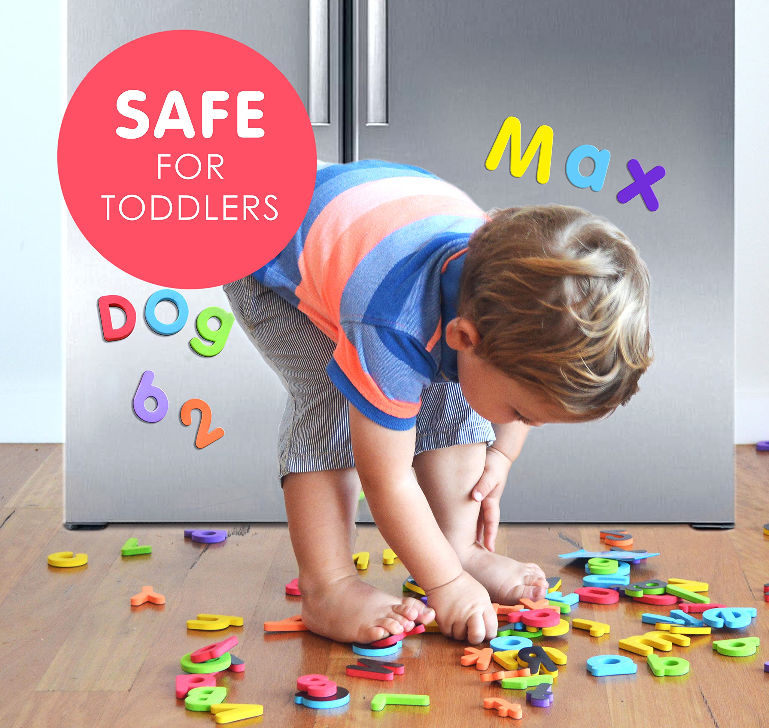 Curious Columbus durable soft-foam magnets are toddler-friendly for safe exploration.