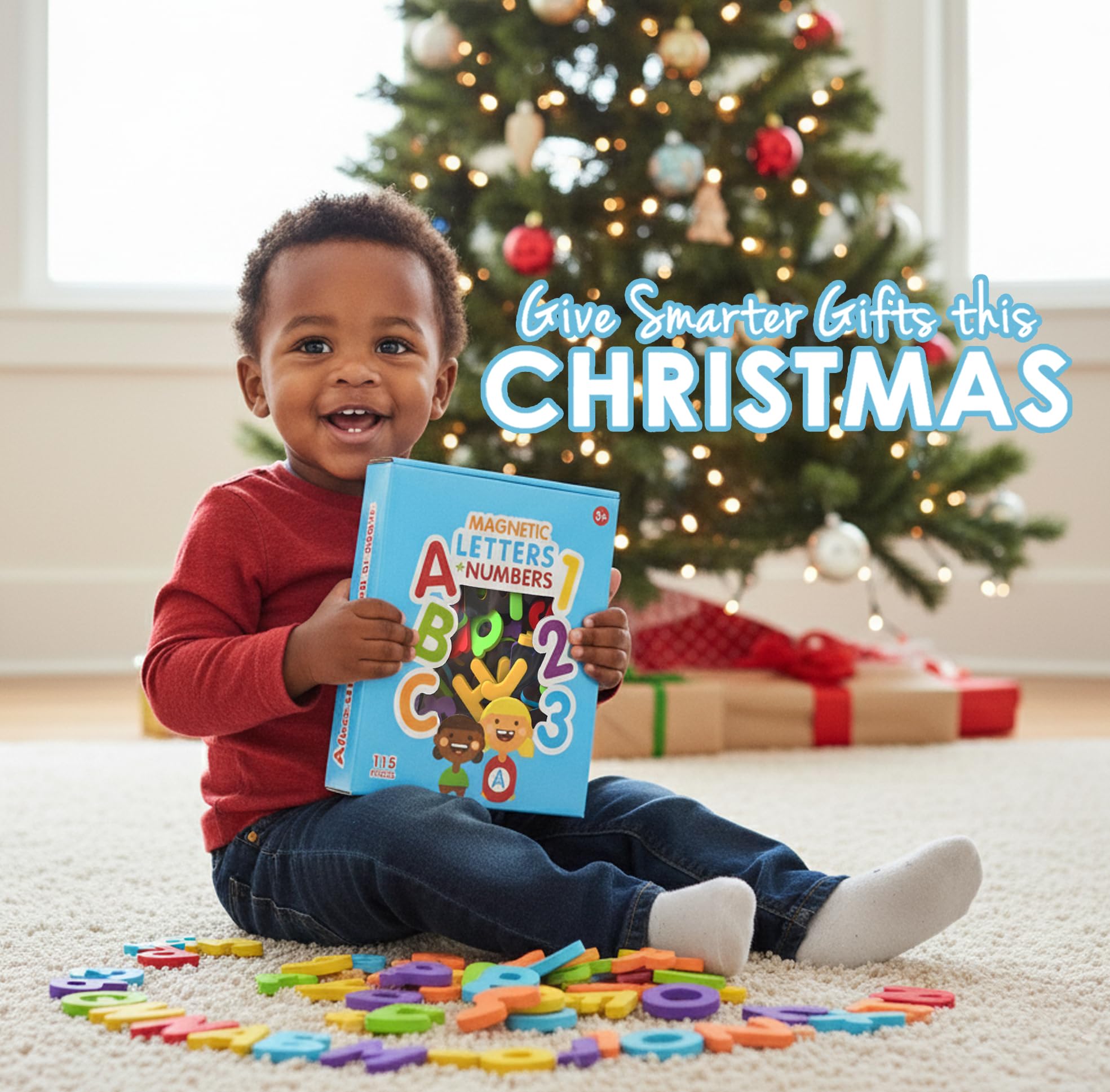 Curious Columbus foam letters in lowercase support letter recognition and word-building play.