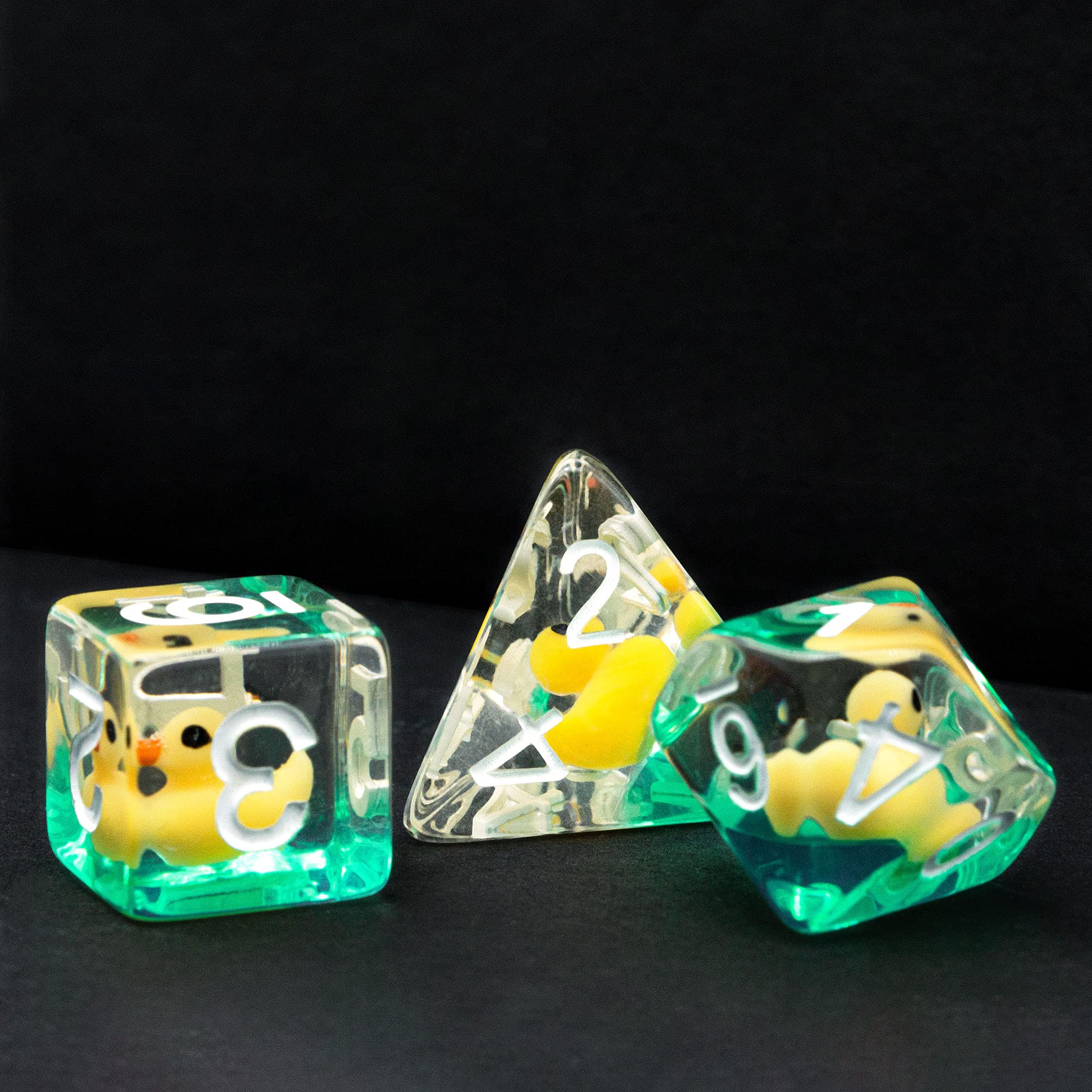 Cusdie seven-die-dnd-dice-set complete polyhedral range for versatile encounters