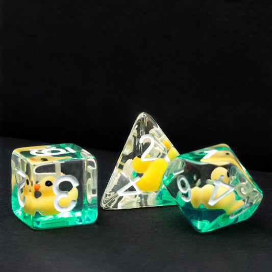 Cusdie seven-die-dnd-dice-set complete polyhedral range for versatile encounters