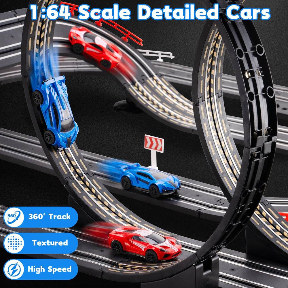 36.5 ft deluxe Cusocue track ready for quick indoor assembly
