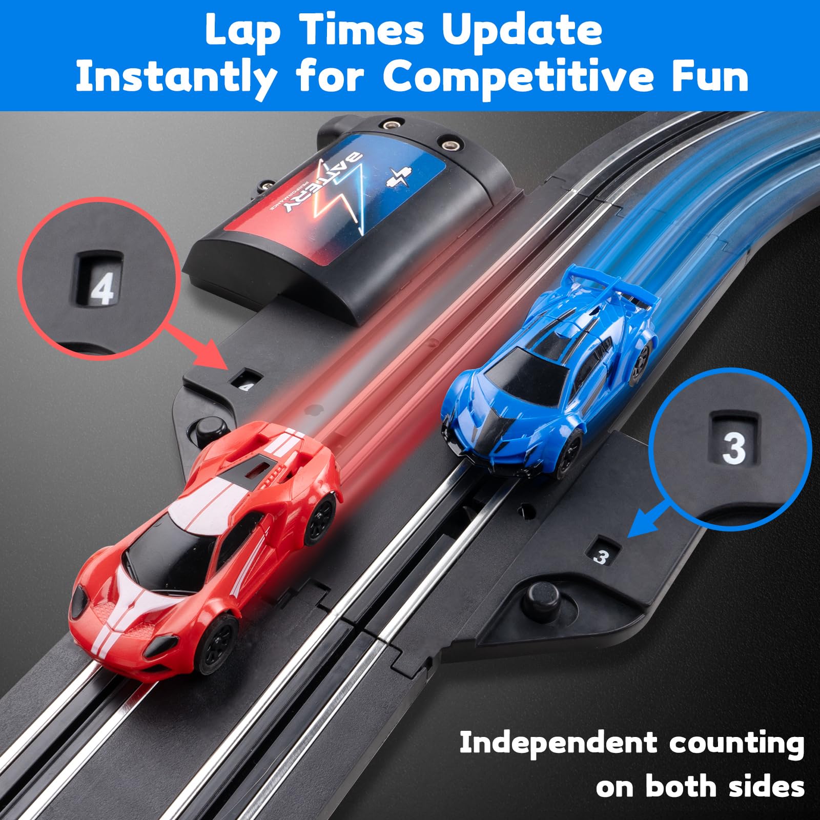 Cusocue 1:64 scale cars with magnets for stable, smooth runs