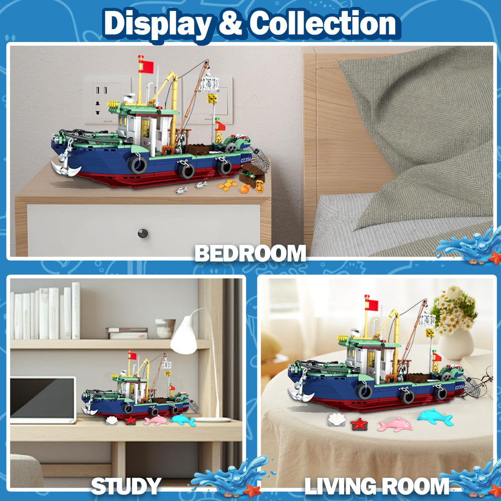 Custoduy 603-piece hull blocks invite hands-on construction and STEM learning.