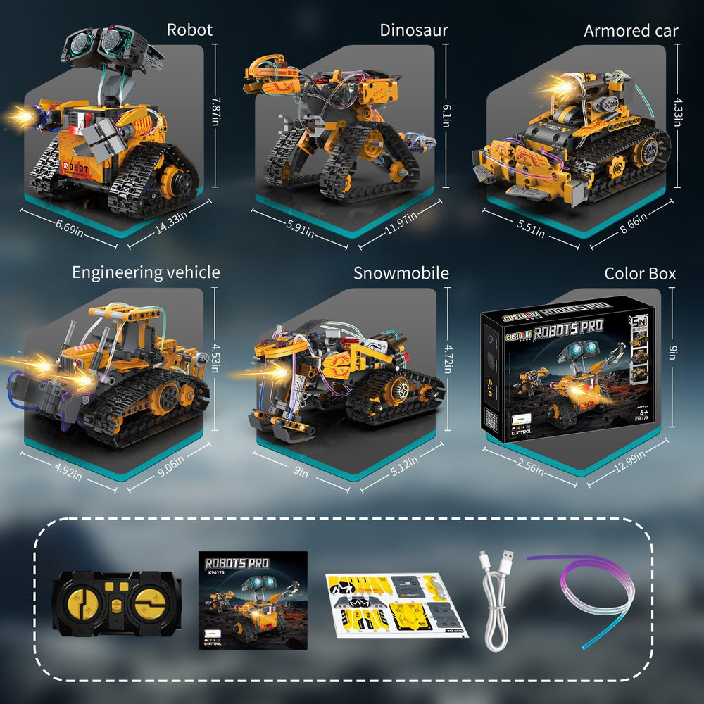 Custoduy STEM robot kit app control interface for coding